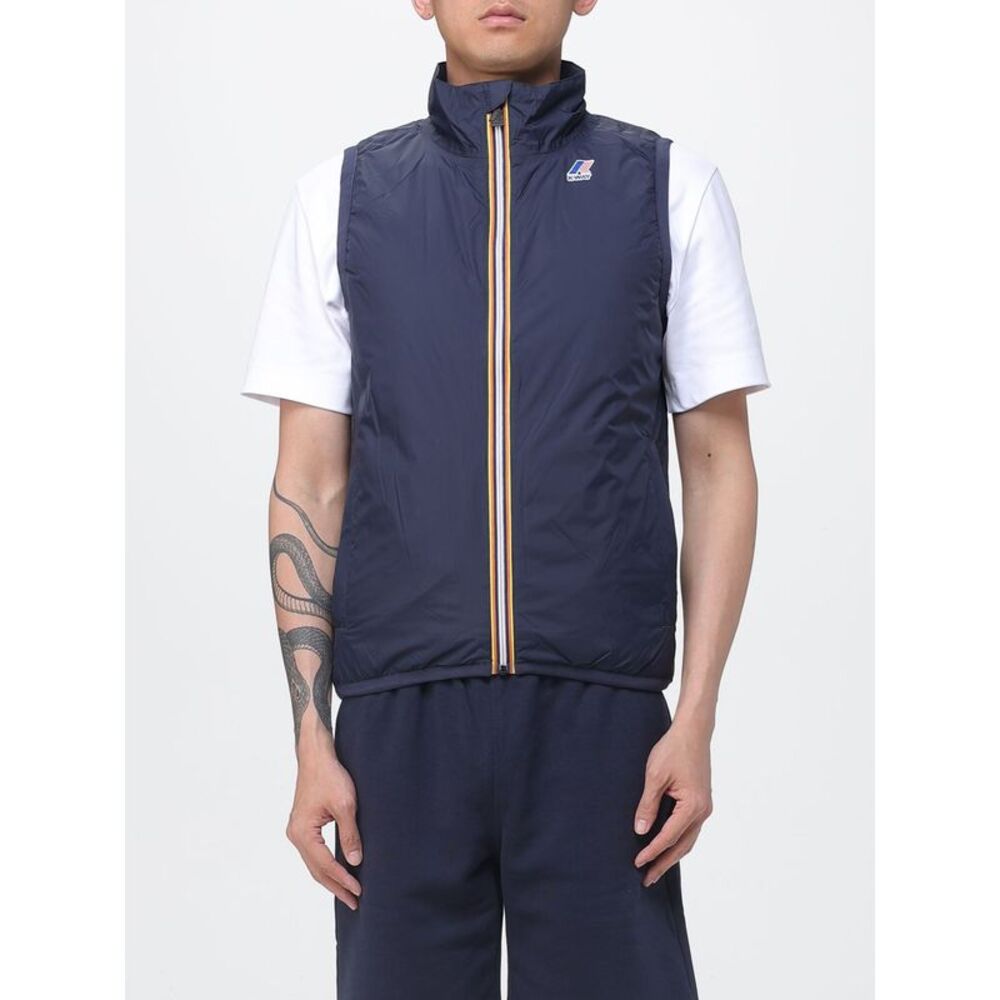 K-Way Suit Vest Men Blue